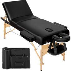 3 Zonen Massageliege Somwang schwarz