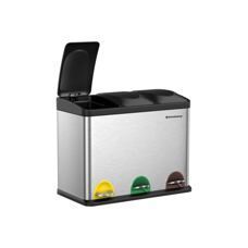Mülleimer mit 3 Fächer und 3 Pedalen