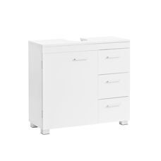 Waschbeckenunterschrank Badezimmerschrank mit Schubladen & Fächern
