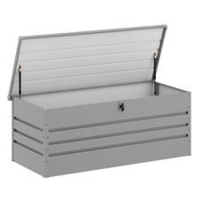 Gartenbox wasserdicht MONACO 165 x 70 x 64 cm 600L hellgrau