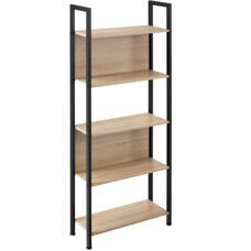 Regal Westport 62x24x165,5cm Industrial Holz hell, Eiche Sonoma