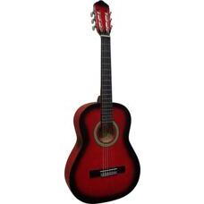 Kindergitarre Klassik 1/2 Grösse Rot schattiert