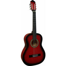 Kindergitarre Klassik 3/4 Grösse Rot schattiert