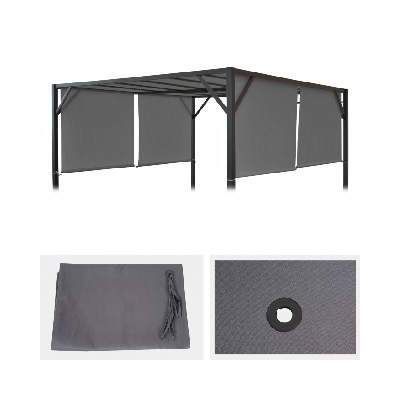 Ersatzdach Ersatzbezug Pergola Baia 3x3m Grau