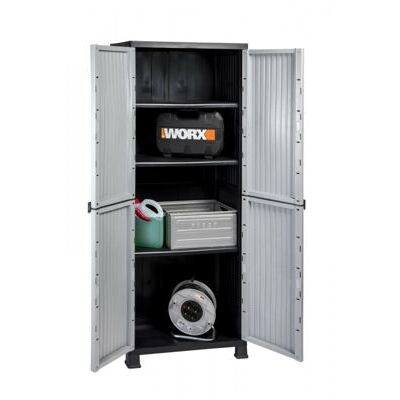 Gartenschrank Kunststoffschrank Geräteschrank 171cm