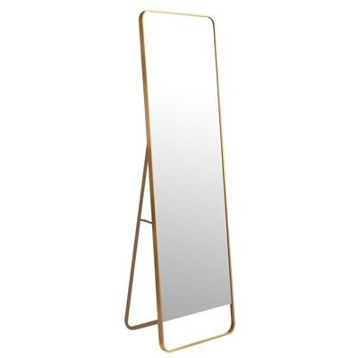 Standspiegel 48 x 160 cm gold