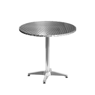 Gartentisch Bistrotisch Aluminium 80 x 70 cm