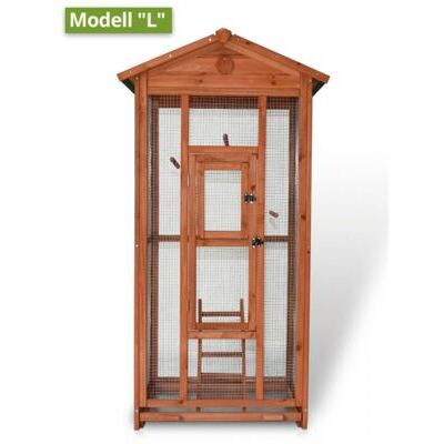 Voliere Holz Vogelvoliere L