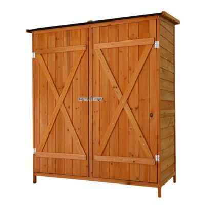 Gerätehaus aus Holz 138 x 66 x 160 cm