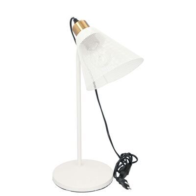 Tischlampe Industrial weiss