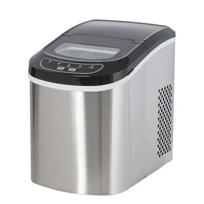 Eiswürfelmaschine Edelstahl 12 kg / 24 h