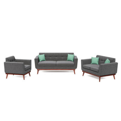 Sofa Set BAYLEE anthrazit
