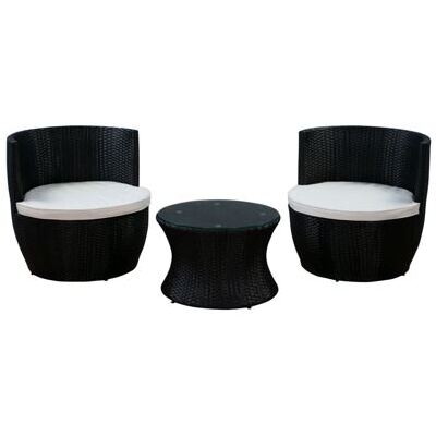 Rattan Lounge stapelbar Turm
