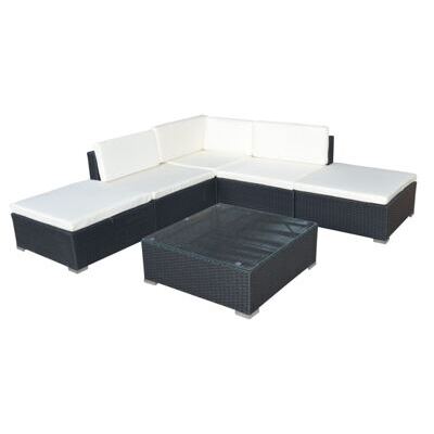 TEXAS Lounge schwarz/beige
