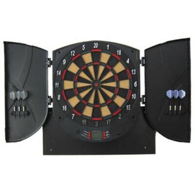Elektronische Dartscheibe Dart inkl. 6 Pfeile Kabinett