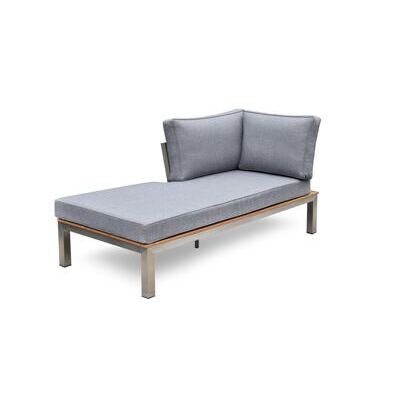Lounger Gartenliege PORTOFINO grau