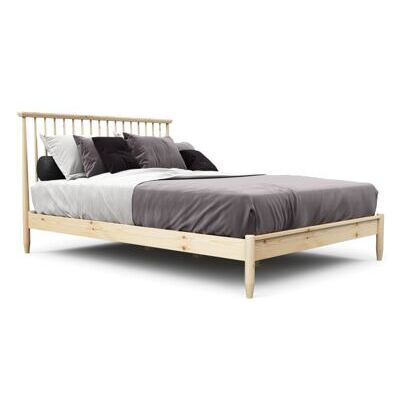 Bett Massivholz HARPER 140 x 200 cm nature