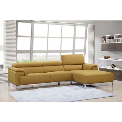 Ecksofa JANA gelb rechts