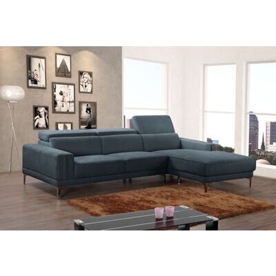 Ecksofa YVES grau rechts