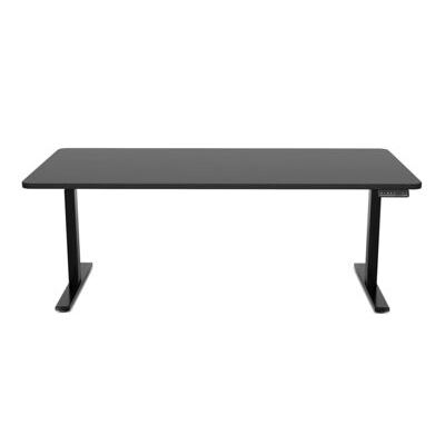 Stehpult elektrisch schwarz 180 x 90 cm