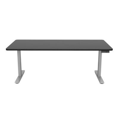 Stehpult elektrisch schwarz/grau 180 x 90 cm
