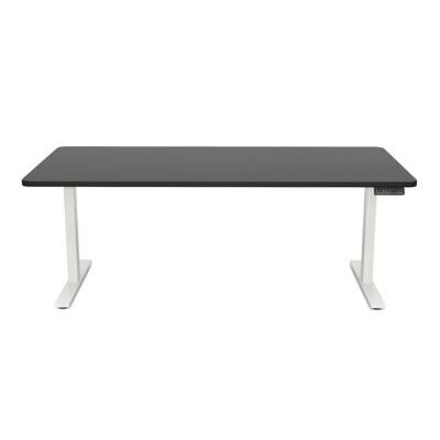 Stehpult elektrisch schwarz/weiss 180 x 90 cm