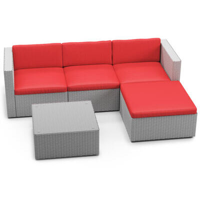 Ersatzkissen Lounge Malibu rot