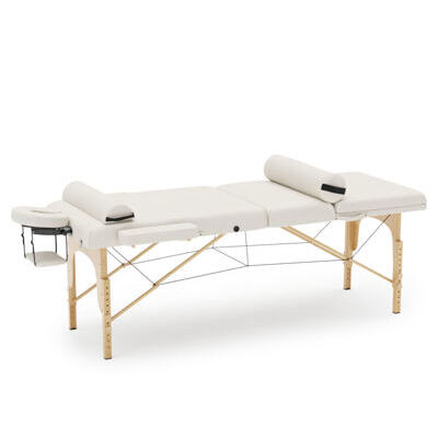 LUXUS 3-Zonen Massageliege inkl. Knie- & Nackenrolle