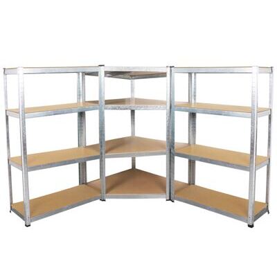 Steckregal Eckregal 3-teilig 160 cm