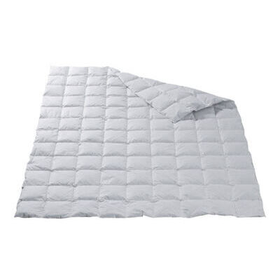 Sommer Duvet - Percale (100% Baumwolle) - Neue, reine Entendaunen weiss, 90%