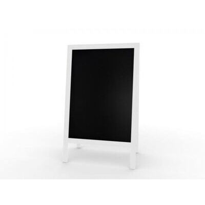XL Kundenstopper Werbetafel 118x61cm  Kreidetafel Grau