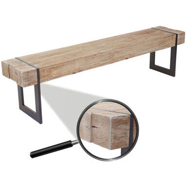 Sitzbank Esszimmerbank Massivholz ~ 160cm