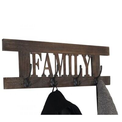 Wandgarderobe Garderobe Family Vintage braun shabby