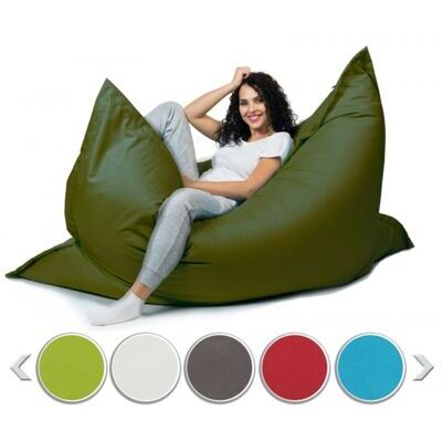 Sitzsack Sitzkissen ~ 100x70 dunkelgrün