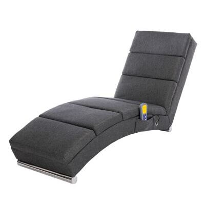 Relaxliege mit Massagefunktion anthrazit
