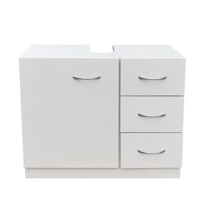 Waschbeckenunterschrank 63 x 30 x 54 cm weiss