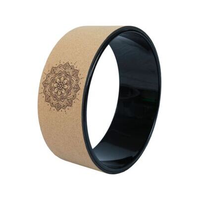 Yoga Wheel Kork schwarz