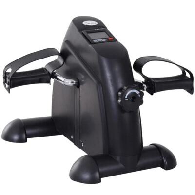 Heimtrainer Mini Bike Pedaltrainer LCD-Display - schwarz