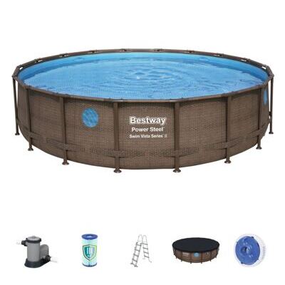 Swimming Pool Komplett-Set 549 x 122 cm