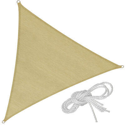 Polyethylen Sonnensegel dreieckig, 360 x 360 x 360 cm