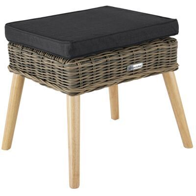 Rattan Fussbank Vibo 150kg natur