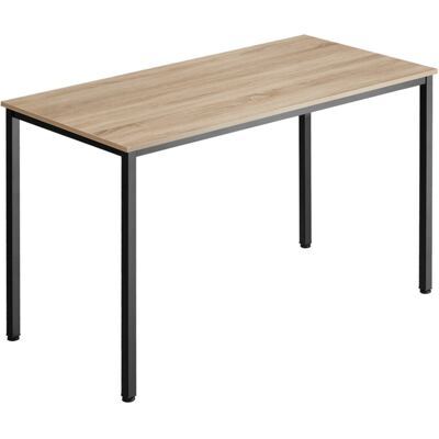 Schreibtisch Vanport 120x60x75,5cm Industrial Holz hell, Eiche Sonoma