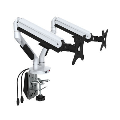 Contini 2fach Monitor-Tischhalterung bis 9 kg 17""-30"" weiss