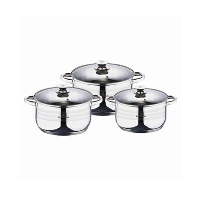 Blaumann 6-teiliges Topfset Edelstahl Gourmet Line