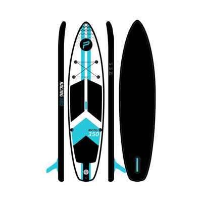 PURE iSUP Racing 350x79x15 cm türkis/schwarz