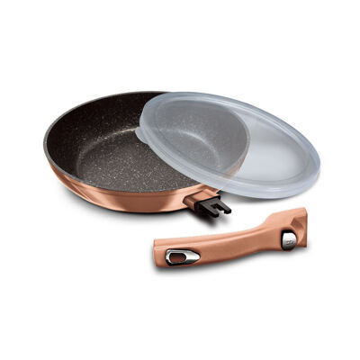 Berlinger Haus Bratpfanne Ø 24cm mit abnehmbarem Griff Rose Gold Edition