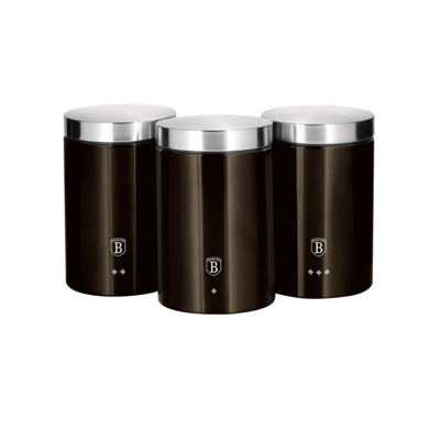 Berlinger Haus Dosen-Set 3tlg. Shiny Black Edition
