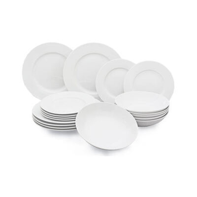 Tavola Geschirrset 18teilig Bianco