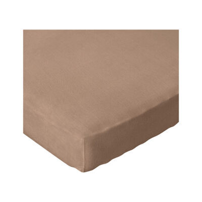 Divina Textil SuperStretch-Fixleintuch 180-200x190-220x17-25 cm taupe