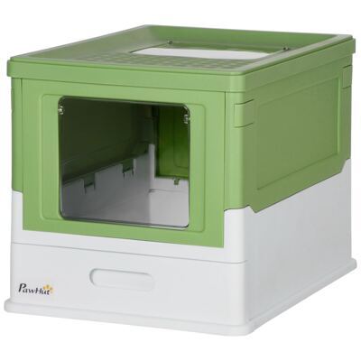 Katzentoilette mit Schaufel 47.5x35.5x36.7cm Grau